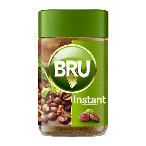 Bru-100-Gm-New.png BRU Instant Pure Coffee 100 gm - Image 1