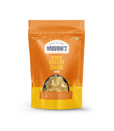 Hadvani Waahferr Cheese Onion Chips 80 gm