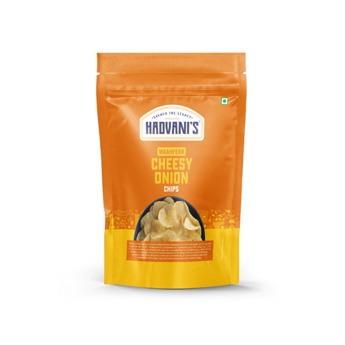 Hadvani Waahferr Cheese Onion Chips 80 gm