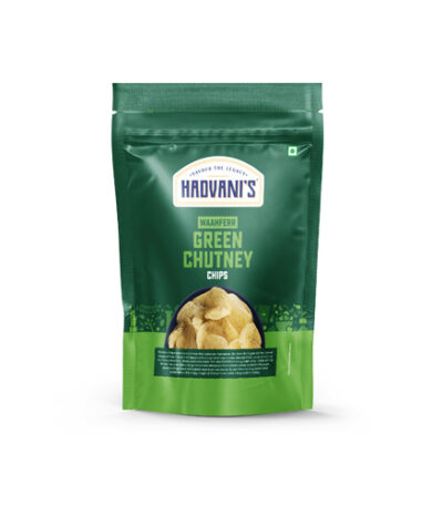 Hadvani Waahferr Green Chutney Chips 80 gm