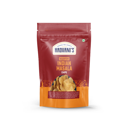 Hadvani Waahferr Indian Masala Chips 80 gm Hadvani Waahferr Indian Masala Chips 80 gm