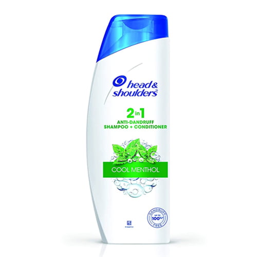 Head-Shoulders-Anti-Dandruff-Shampoo-Conditioner-Cool-Menthol-180-ML.jpg Head & Shoulders 2-in-1 Anti Dandruff Shampoo + Conditioner, Cool Menthol , 180 ML - Image 1