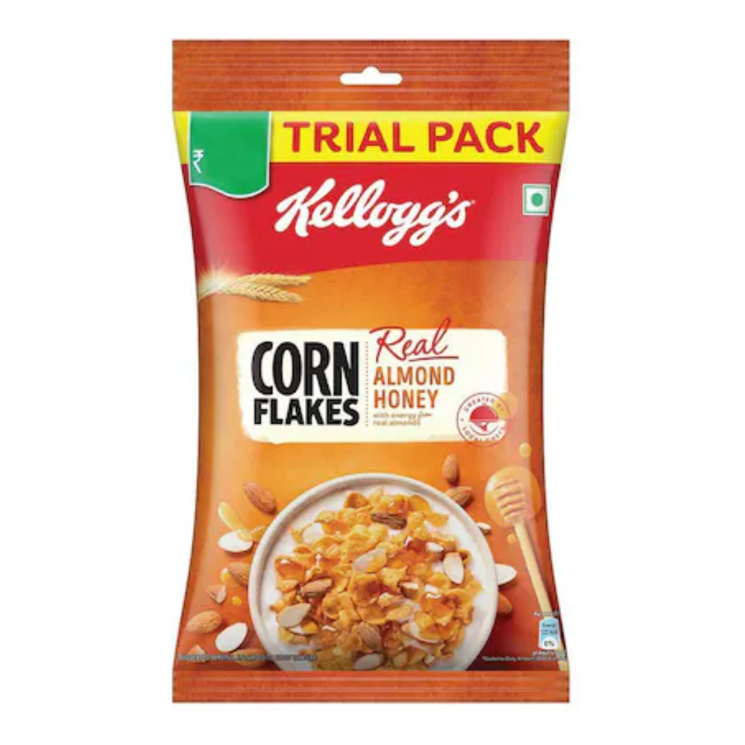 Kellogg's Real Almond Honey Corn Flakes 170 g Kelloggs Real Almond Honey Corn Flakes 168 gm - Image 1