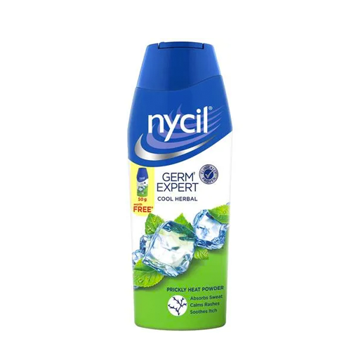 Nycil-Ge-50gm.png Nycil Germ Expert Cool Herbal 50 gm - Image 1