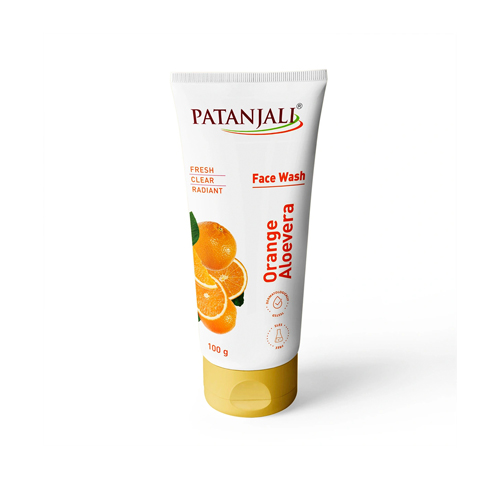 Patanjali Orange Aloevera Face Wash 100 gm