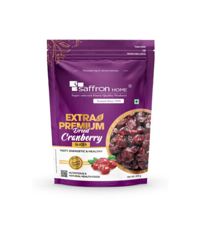 Saffron Home Extra Premium Dried Cranberry Slices 200 gm