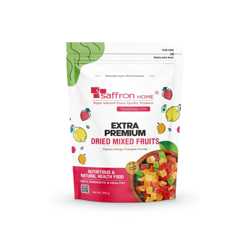 Saffron Home Extra Premium Dried Mixed Fruits (Papaya, Mango, Pineapple, Pomelo) 200 gm Saffron Home Extra Premium Dried Mixed Fruits (Papaya, Mango, Pineapple, Pomelo) 200 gm