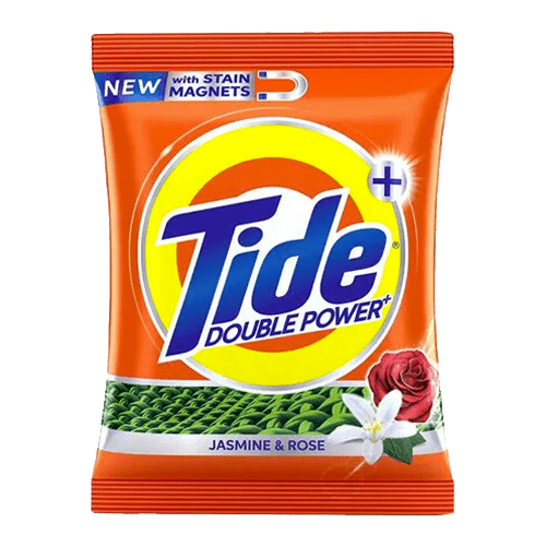 Tide.png Tide Double Power+ with Stain Magnets Jasmine & Rose 500 gm - Image 1